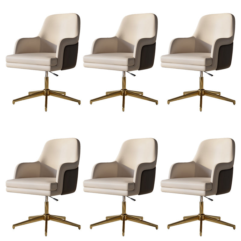 Chaise de bureau moderne Hauteur de siège réglable chaise pivotante sans bras