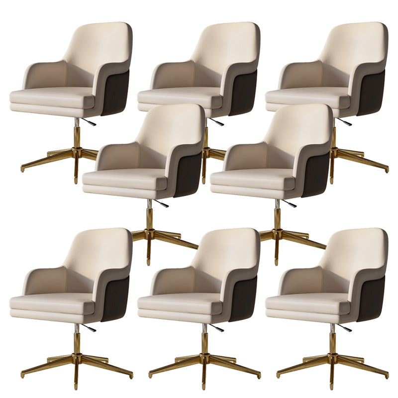 Chaise de bureau moderne Hauteur de siège réglable chaise pivotante sans bras