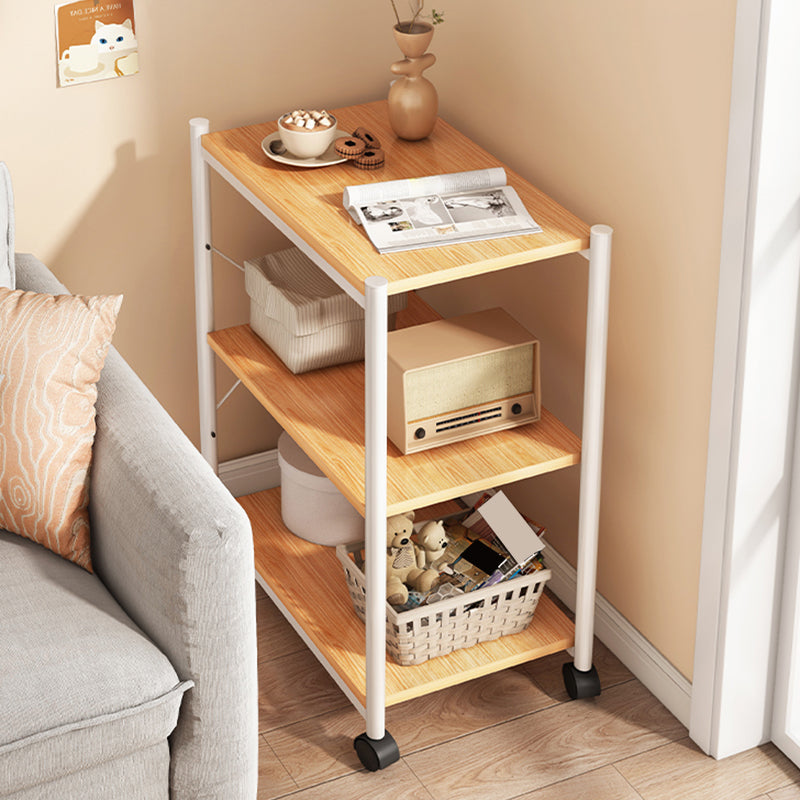 Wood Coffee Table Modern 1 Cocktail Table with Storage Shelf Clearhalo 'Coffee & Accent Tables' 'Coffee Tables' 'coffee_tables' 'furn' 'furn_coffee_tables' 'Furniture' 'Living Room Furniture' 7390194