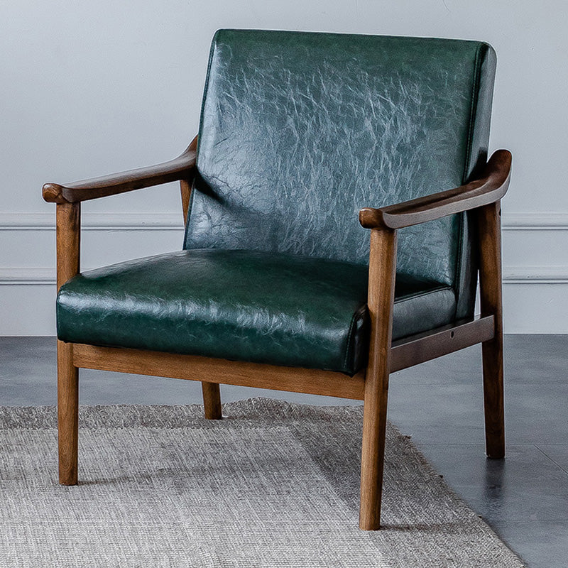 Solid Wood Side Chair Stain Resistant Lounge Chair for Living Room Clearhalo 'Accent Chairs' 'accent_chairs' 'Chairs & Seating' 'furn' 'furn_accent_chairs' 'Furniture' 'Living Room Furniture' 7390276