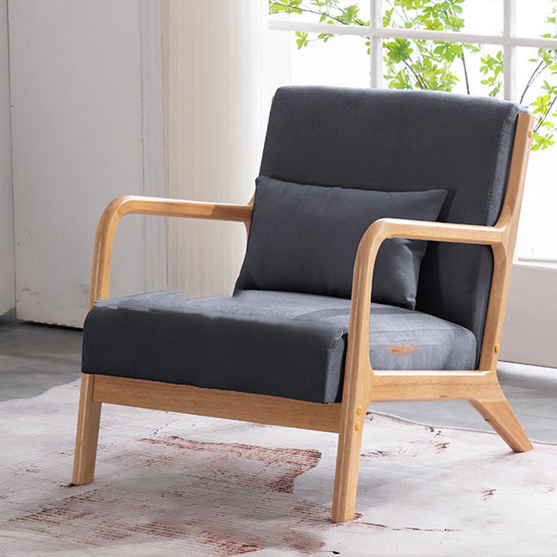 Cushion Back Side Chair Removable Slipcover Lounge Chair for Living Room Clearhalo 'Accent Chairs' 'accent_chairs' 'Chairs & Seating' 'furn' 'furn_accent_chairs' 'Furniture' 'Living Room Furniture' 7390280