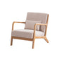 Cushion Back Side Chair Removable Slipcover Lounge Chair for Living Room Cotton and Linen Beige 1 Piece Clearhalo 'Accent Chairs' 'accent_chairs' 'Chairs & Seating' 'furn' 'furn_accent_chairs' 'Furniture' 'Living Room Furniture' 7390284