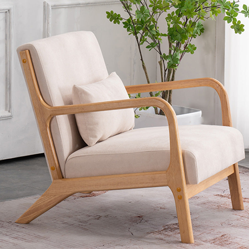 Cushion Back Side Chair Removable Slipcover Lounge Chair for Living Room Clearhalo 'Accent Chairs' 'accent_chairs' 'Chairs & Seating' 'furn' 'furn_accent_chairs' 'Furniture' 'Living Room Furniture' 7390285