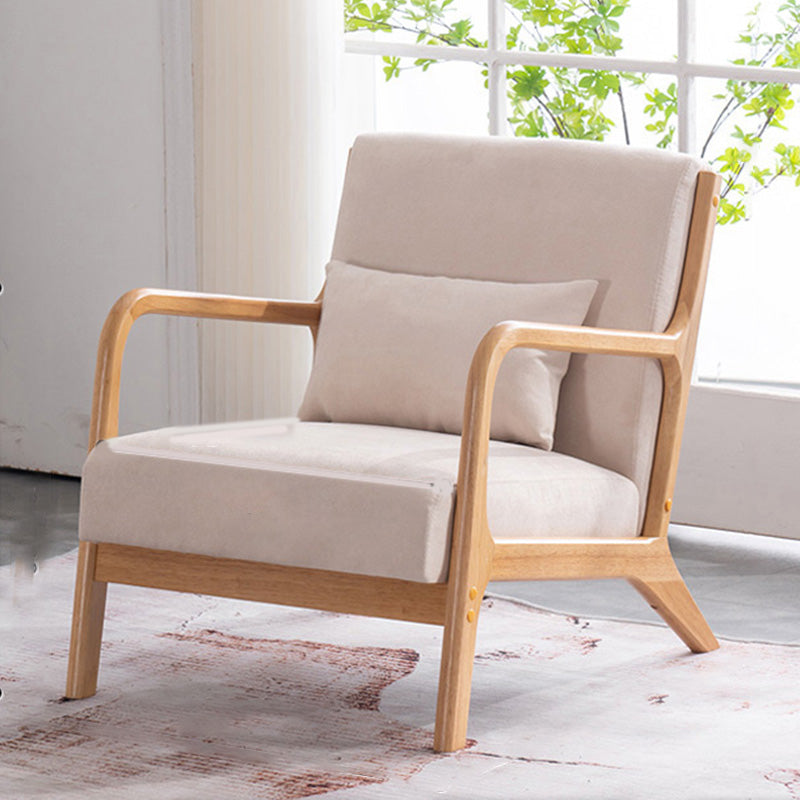 Cushion Back Side Chair Removable Slipcover Lounge Chair for Living Room Clearhalo 'Accent Chairs' 'accent_chairs' 'Chairs & Seating' 'furn' 'furn_accent_chairs' 'Furniture' 'Living Room Furniture' 7390295