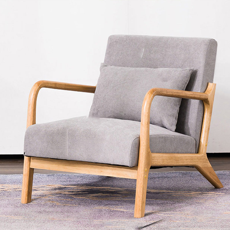 Cushion Back Side Chair Removable Slipcover Lounge Chair for Living Room Clearhalo 'Accent Chairs' 'accent_chairs' 'Chairs & Seating' 'furn' 'furn_accent_chairs' 'Furniture' 'Living Room Furniture' 7390296