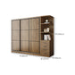 Modern Style Freestanding Wardrobe Pine Wood Wardrobe with Drawer