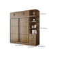 Modern Style Freestanding Wardrobe Pine Wood Wardrobe with Drawer