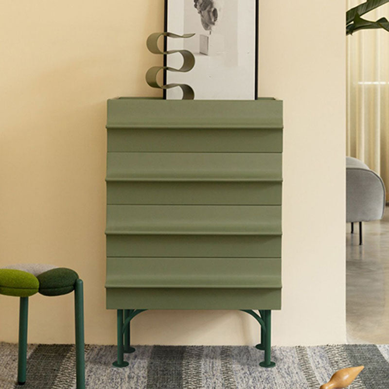 Compatible contemporáneo de almacenamiento vertical de almacenamiento de madera con 4 cajones para el hogar