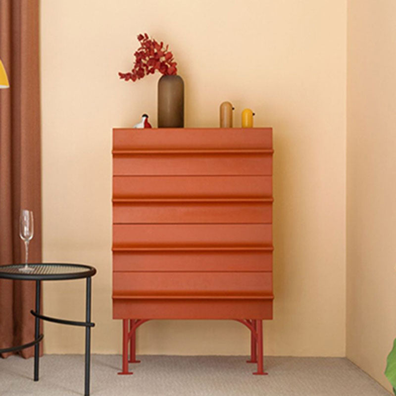 Compatible contemporáneo de almacenamiento vertical de almacenamiento de madera con 4 cajones para el hogar