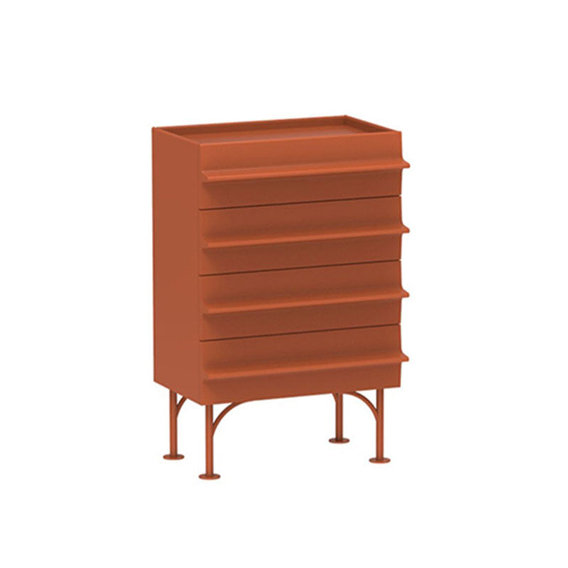 Compatible contemporáneo de almacenamiento vertical de almacenamiento de madera con 4 cajones para el hogar