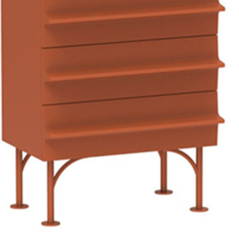 Compatible contemporáneo de almacenamiento vertical de almacenamiento de madera con 4 cajones para el hogar