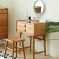 29.53" Height Wood Vanity Makeup Table Vanity Mirrorl with Drawers for Bedroom
