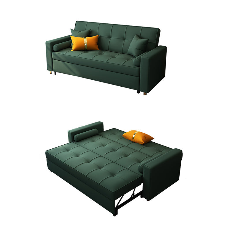 Cama de sofá plegable glamoroso sin angustios de brazos cuadrados Sofas convertibles