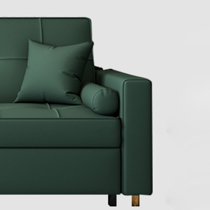 Cama de sofá plegable glamoroso sin angustios de brazos cuadrados Sofas convertibles