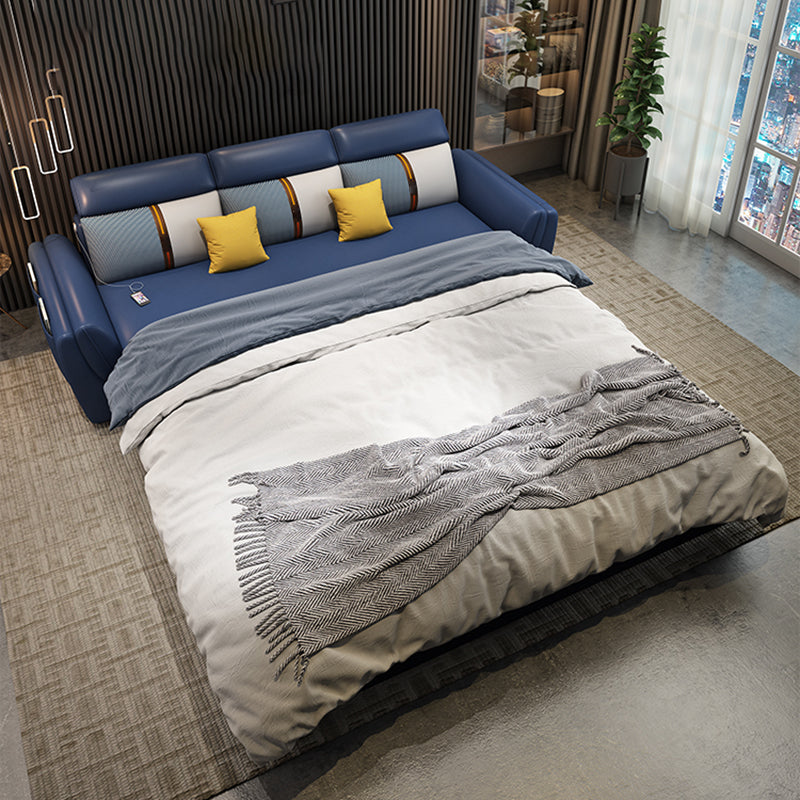 Divani convertibili blu divano resistente all'acqua con conservazione