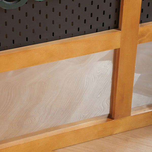 Modern Prep Table with Storage Cabinet Dining Room Island Table Clearhalo 'furn' 'furn_kitchen_islands_carts' 'Furniture' 'Kitchen & Dining Furniture' 'Kitchen Islands & Carts' 'kitchen_islands_carts' 7391566