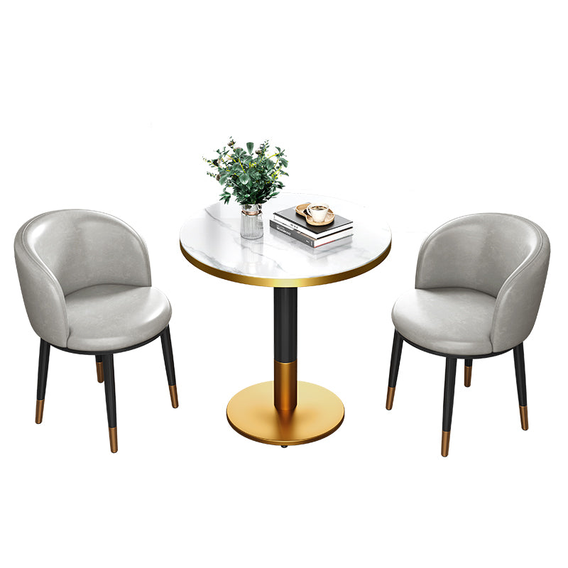 Round Dining Table Pedestal Dining Table for Kitchen Dining Room