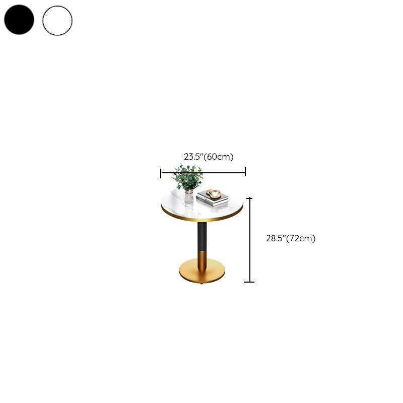 Round Dining Table Pedestal Dining Table for Kitchen Dining Room