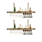 Luxury Hanging Wine Bottle Holder Kitchen Metal Wine Rack Bottle
