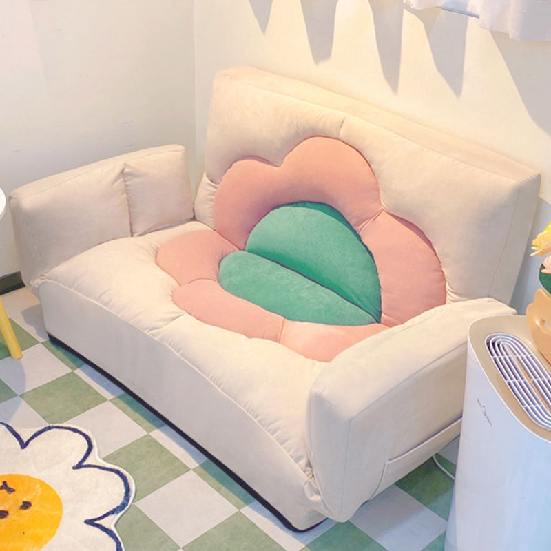 Flared Arm Loveseat Sofa Apartment Arm Settee for Living Room