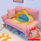 Flared Arm Loveseat Sofa Apartment Arm Settee for Living Room