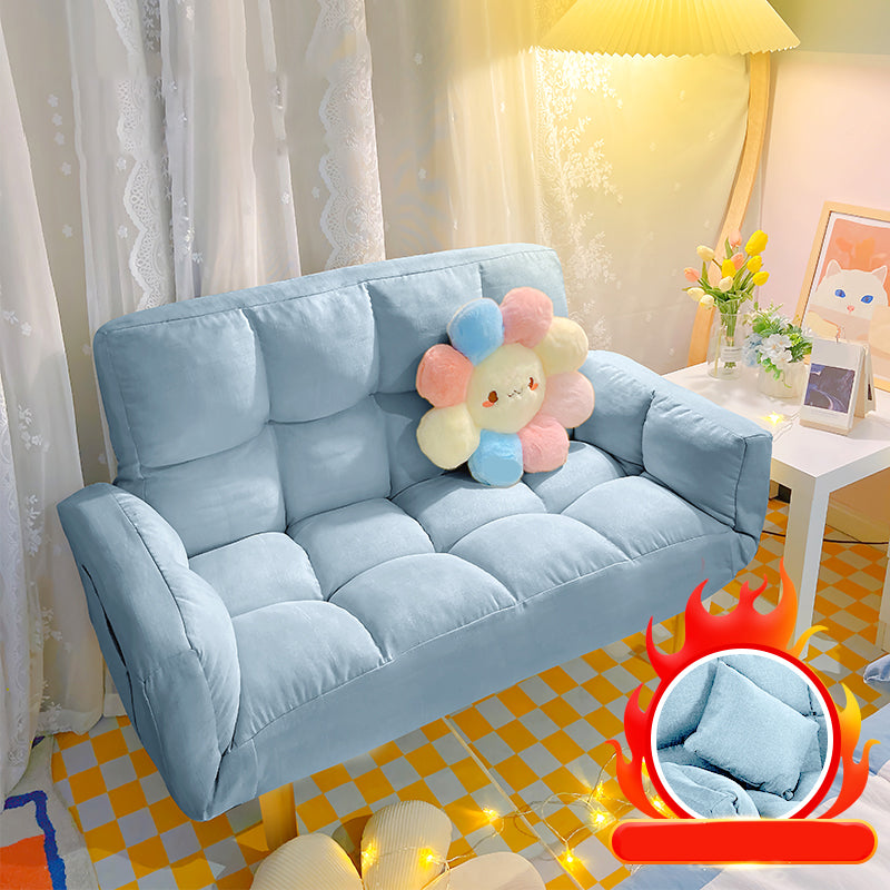 Flared Arm Loveseat Sofa Apartment Arm Settee for Living Room