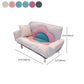 Flared Arm Loveseat Sofa Apartment Arm Settee for Living Room