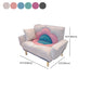 Flared Arm Loveseat Sofa Apartment Arm Settee for Living Room