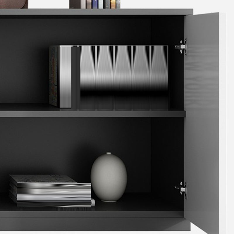 Archivo de marco de madera de archivo lateral moderno medieval