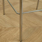 Tabouret de comptoir de style moderne, tabouret de bar à dossier bas en bois avec repose-pieds