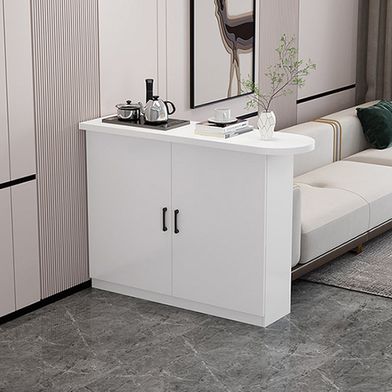 Modern Indoor Counter Table Faux Wood Bar Stool Table with Storage Clearhalo 'Bar Furniture' 'Bar Tables' 'bar_tables' 'furn' 'furn_bar_tables' 'Furniture' 'Kitchen & Dining Furniture' 7393673