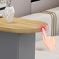 Modern Indoor Counter Table Faux Wood Bar Stool Table with Storage Clearhalo 'Bar Furniture' 'Bar Tables' 'bar_tables' 'furn' 'furn_bar_tables' 'Furniture' 'Kitchen & Dining Furniture' 7393677