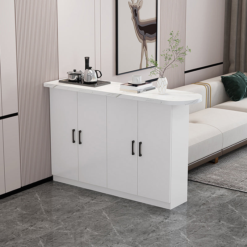 Modern Indoor Counter Table Faux Wood Bar Stool Table with Storage Clearhalo 'Bar Furniture' 'Bar Tables' 'bar_tables' 'furn' 'furn_bar_tables' 'Furniture' 'Kitchen & Dining Furniture' 7393680