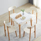 Modern DiningTable Set 5 Pieces with Wood Base Kitchen Furniture Set