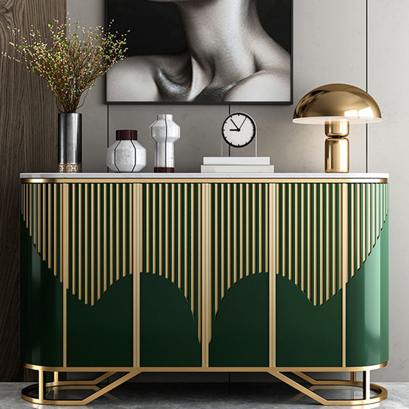 Base oro moderna sideboard a buffet a buffet con archiviazione