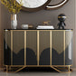 Base oro moderna sideboard a buffet a buffet con archiviazione