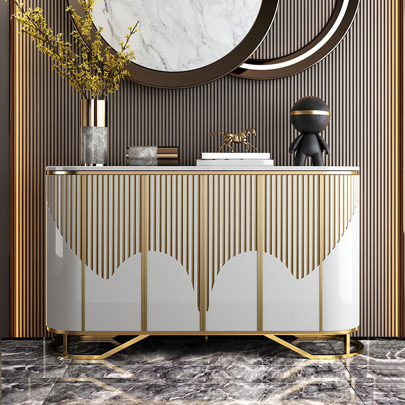 Base oro moderna sideboard a buffet a buffet con archiviazione