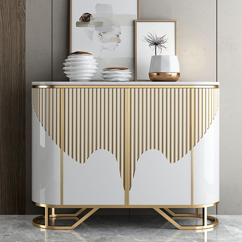 Base oro moderna sideboard a buffet a buffet con archiviazione