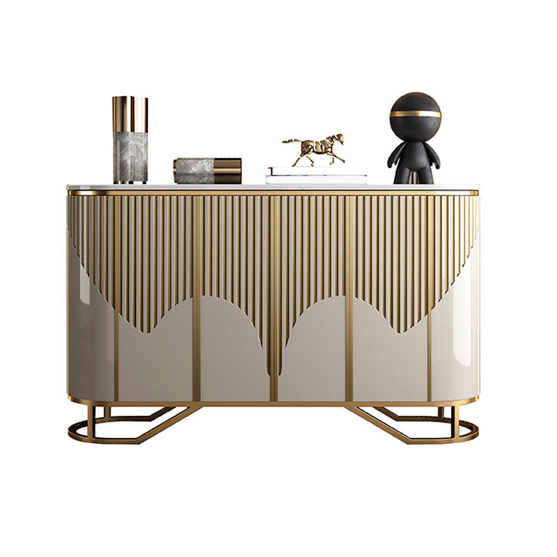 Base oro moderna sideboard a buffet a buffet con archiviazione