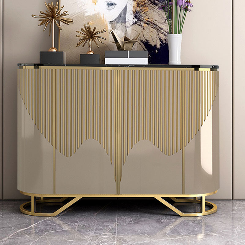 Base oro moderna sideboard a buffet a buffet con archiviazione