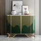 Base oro moderna sideboard a buffet a buffet con archiviazione
