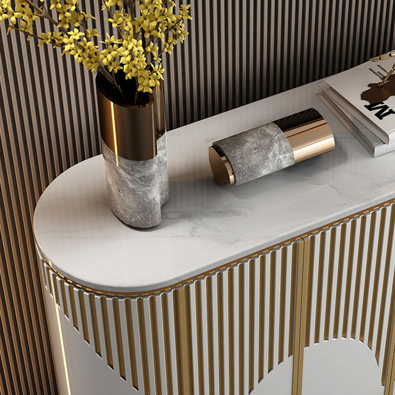 Base oro moderna sideboard a buffet a buffet con archiviazione