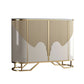Base oro moderna sideboard a buffet a buffet con archiviazione