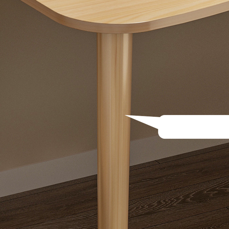 Contemporary Office Desk Parsons Writing Desk with Wooden Legs Clearhalo 'furn' 'furn_office_desk' 'Furniture' 'Office Desks' 'Office Furniture' 'office_desk' 7394169