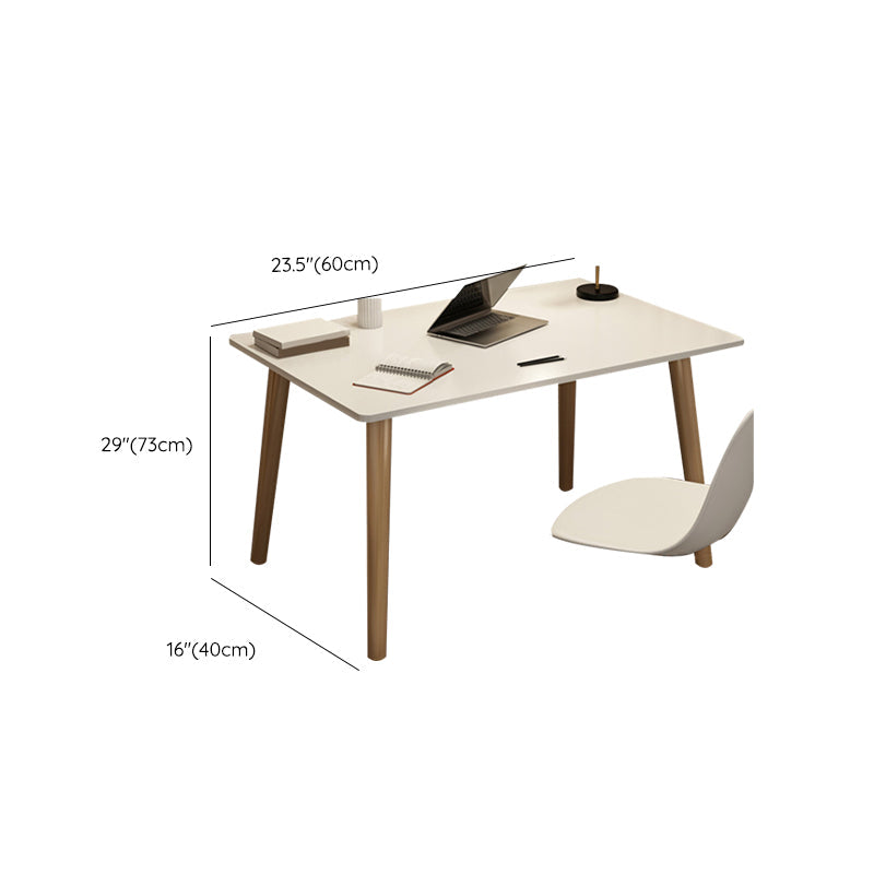 Contemporary Office Desk Parsons Writing Desk with Wooden Legs Clearhalo 'furn' 'furn_office_desk' 'Furniture' 'Office Desks' 'Office Furniture' 'office_desk' 7394187
