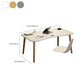 Contemporary Office Desk Parsons Writing Desk with Wooden Legs Clearhalo 'furn' 'furn_office_desk' 'Furniture' 'Office Desks' 'Office Furniture' 'office_desk' 7394190