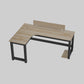 Bureau de bureau industriel Fabriqué en bois en L 29,25 pouces H bureau d'écriture