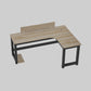 Bureau de bureau industriel Fabriqué en bois en L 29,25 pouces H bureau d'écriture