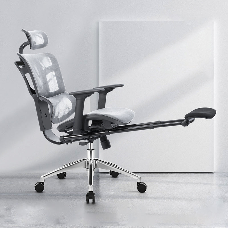 Chaise de bureau de hauteur de siège réglable chaise de bureau contemporaine avec roues