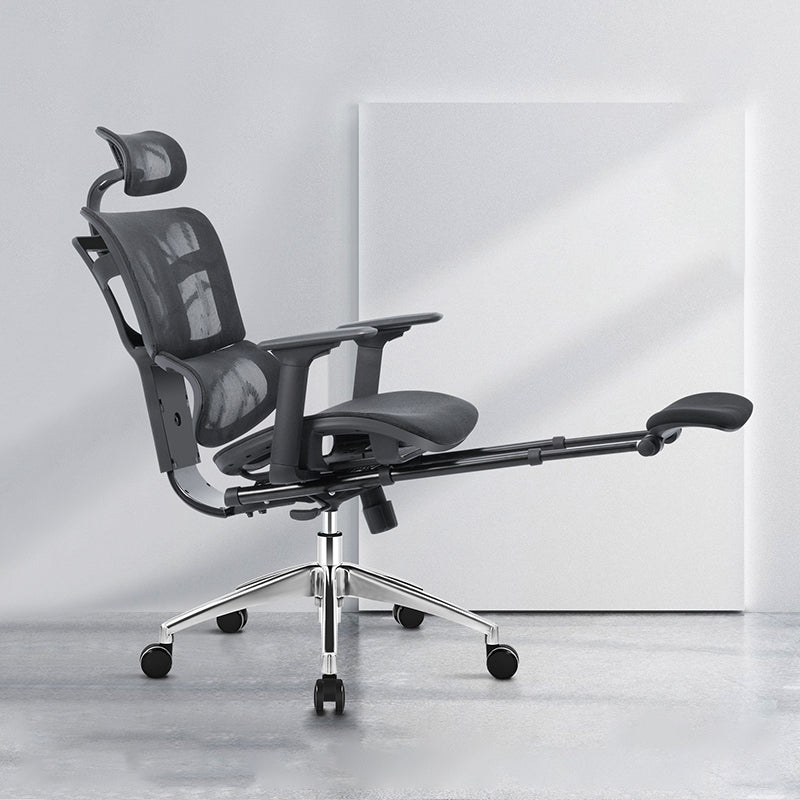 Chaise de bureau de hauteur de siège réglable chaise de bureau contemporaine avec roues